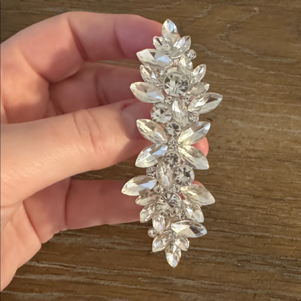 Crystal Hair Barrette Clip - Picture 4 of 4